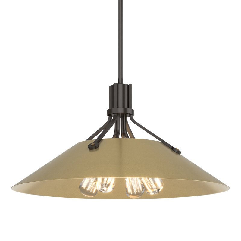 Henry 4 - Light Single Cone Pendant, Natural Iron, Oil Rubbed Bronze