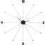 Demarie Metal Wall Clock