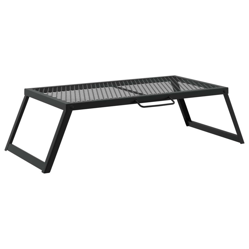 Gril de camping pliable Vidaxl noir 22,83 po x 12,20 po x 0,79 po