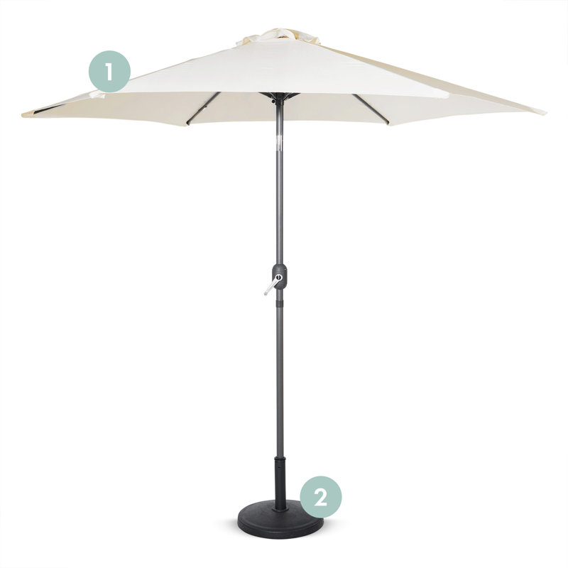 270cm Market Parasol, Ivory