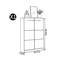 American style thin home shoe cabinet