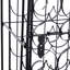 Armoire à vin 35 bouteilles en fer forgé noir. Armoire verrouillable. Conception élégante. L 17,63 po x P 14 po x H 38,5 po. Capacité de 65 lb avec verrou de sécurité.