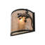 Rustic Lodge Flush Mounted Sconce