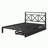 Metal Platform Bed with 2 Drawers-1514307474