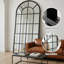 Miroir pleine longueur arqué