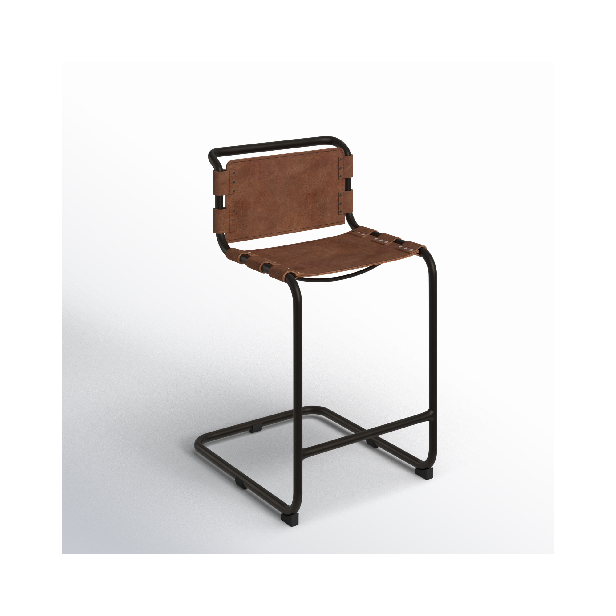 Otelia Counter & Bar Stool, Bar Stool (30.25” Seat Height),  Light Brown