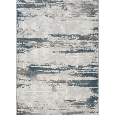 Geometric 7 Ft. 10 In. X 10 Ft. 6 In. Area Rug Modern Minimalist, Stain Resistant, Kid & Pet-Friendly For Living Room, Bedroom, Workspace And High-Traffic Areas