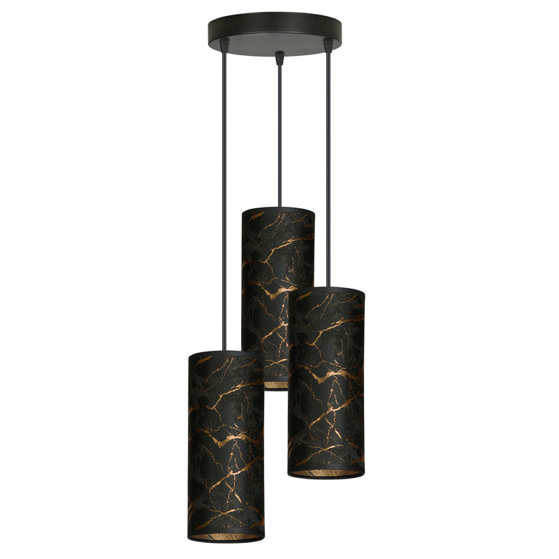 Sutter 3 - Light Cluster Pendant, Black