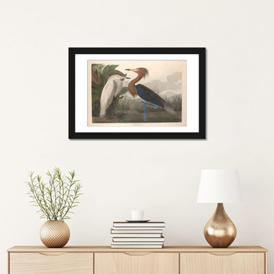 « héron », impression sur toile
