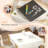 Qaba 3 Piece Kids Table And Chair Set, 2 In 1 Toddler Table And Chair Set With Reversible Tabletop, Blackboard, Storage, Bookshelves, For Playroom, Nursery, Classroom-1465234413
