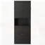 Black Steel Kitchen Pantry Storage Cabinet With Large Countertop, Adjustable Shelves And Hooks