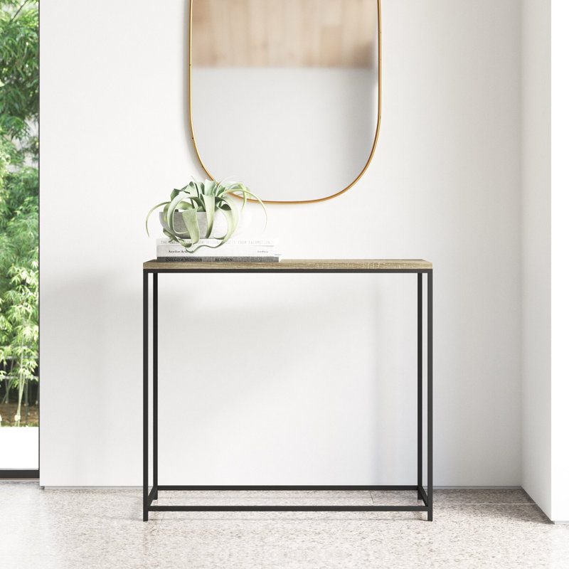Console Table Metal, Dark Taupe