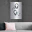 «Headphones Love Blue Grey» par Mercedes Lopez, art mural en métal Charro-297199445