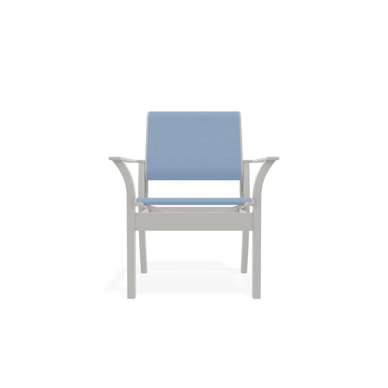 Leeward Outdoor Dining Chair, Snow, Sky
