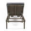 WOOD CHAISE LOUNGE W/ CUSHION-634247303-634247300