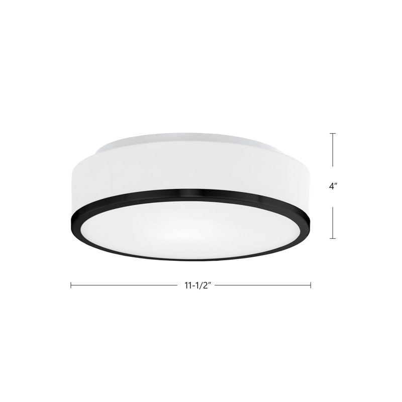 Charlie 2 - Light Flush Mount, Brushed Nickel