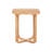Ealyn Solid Wood Square End Table with Cross Legs-23049936