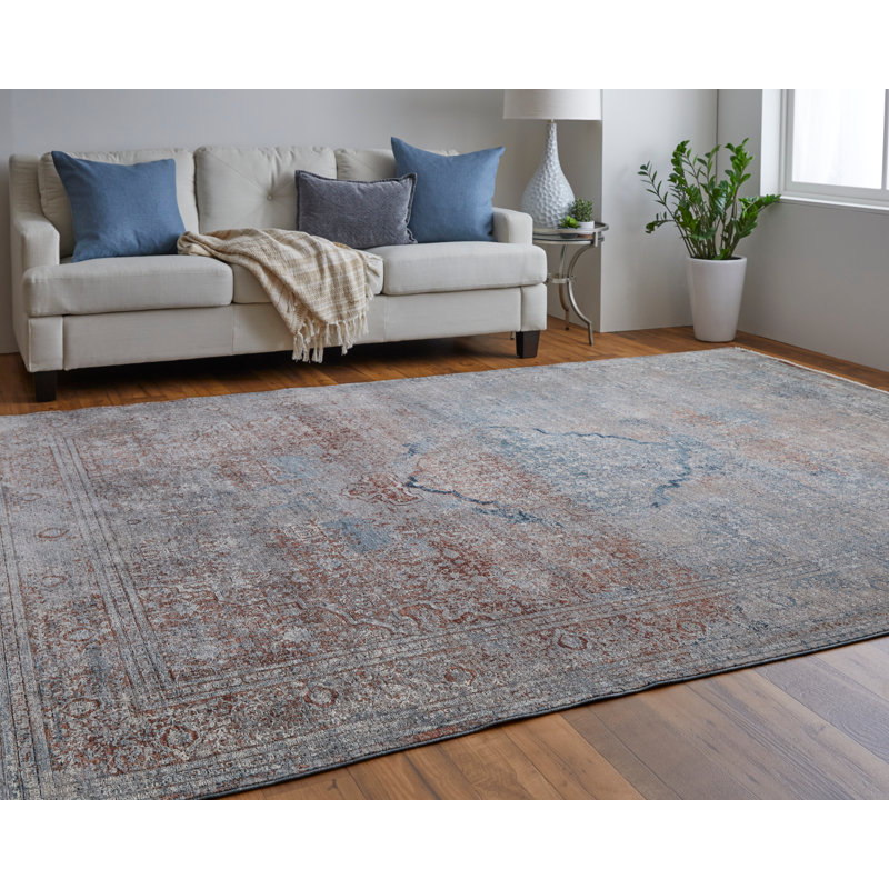 Gilford Abstract Indoor Rug, Runner 2'8" x 8'
