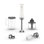 KitchenAid Go® Cordless Hand Blender with Pitcher, Whisk & Chopper Attachments - battery sold separately - Porcelain White