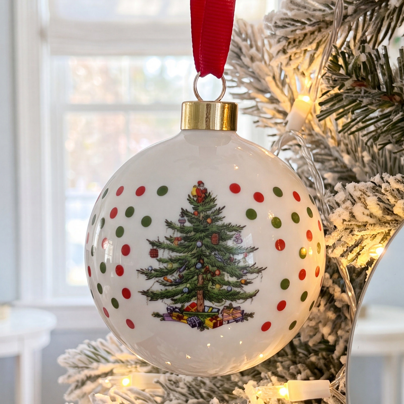 4" Porcelain Bauble