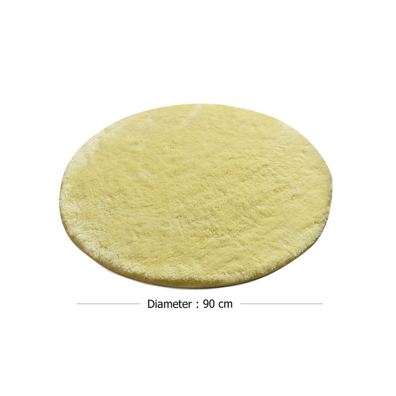 Tapis pour salle de bain Markleeville, Citron