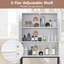 Freestanding Over The Toilet Storage-1096593193