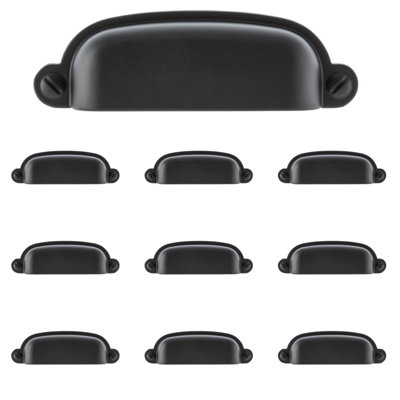 Garner 2-3/4" Matte Black Cup/Bin Pull Multipack