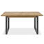 Phillippi Extendable Metal Base Dining Table-1520786363