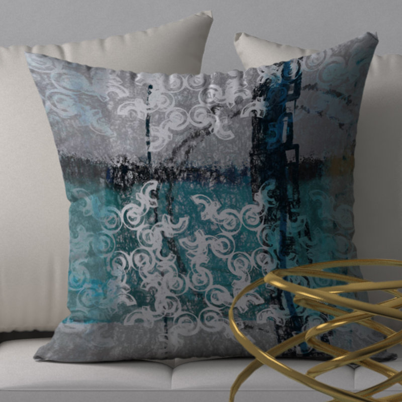 Housse de coussin carrée/insert inestimable, 18 po x 18 po
