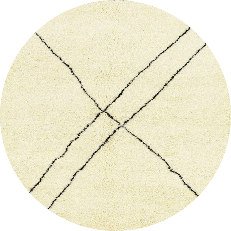 Tapis abstrait moderne 2937, Rond 6 pi