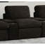 Fauteuil inclinable électrique modulaire Collins brun chocolat-1343197860