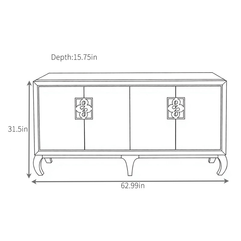 Luxury-Style Design Sideboard