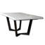 Caiomhe Extendable Metal Base Dining Table