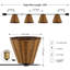 Guirlande de 10 lumières incandescentes de style chalet pour l'intérieur et l'extérieur 10 pi. Birnir-785643093