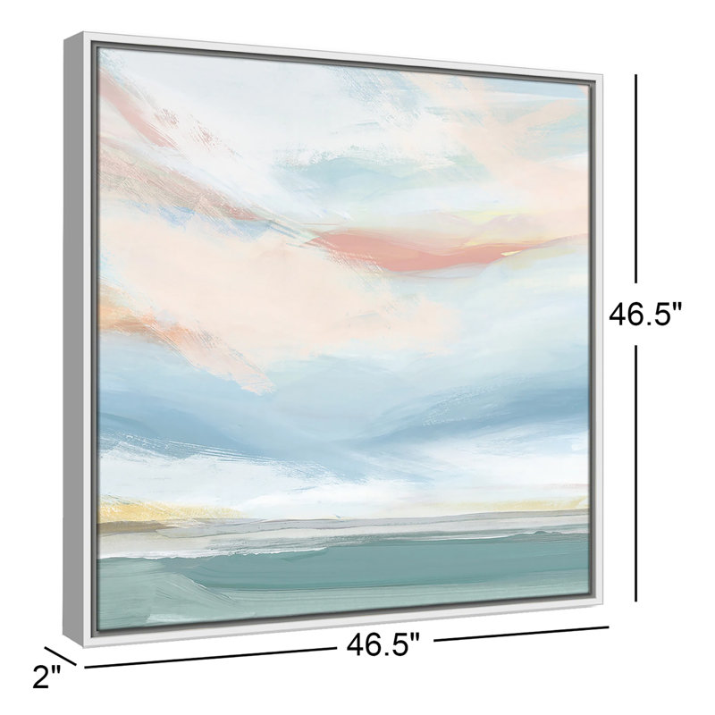 Delphi "Sweetness I" Painting by Isabelle Z, Gold Bead Framed Paper, 18.25" H x 18.25" W x 1.13" D