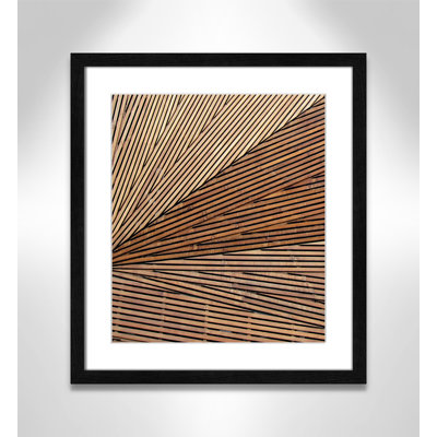 Geometric Wood Panel 1