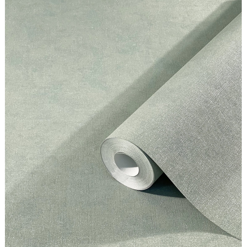 Montie 3.3m x 53cm Textured Wallpaper Roll, Dark Green