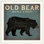 « old bear » par ryan fowler, affiche rétro