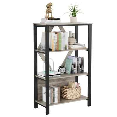 80cm W Metal Bookcase