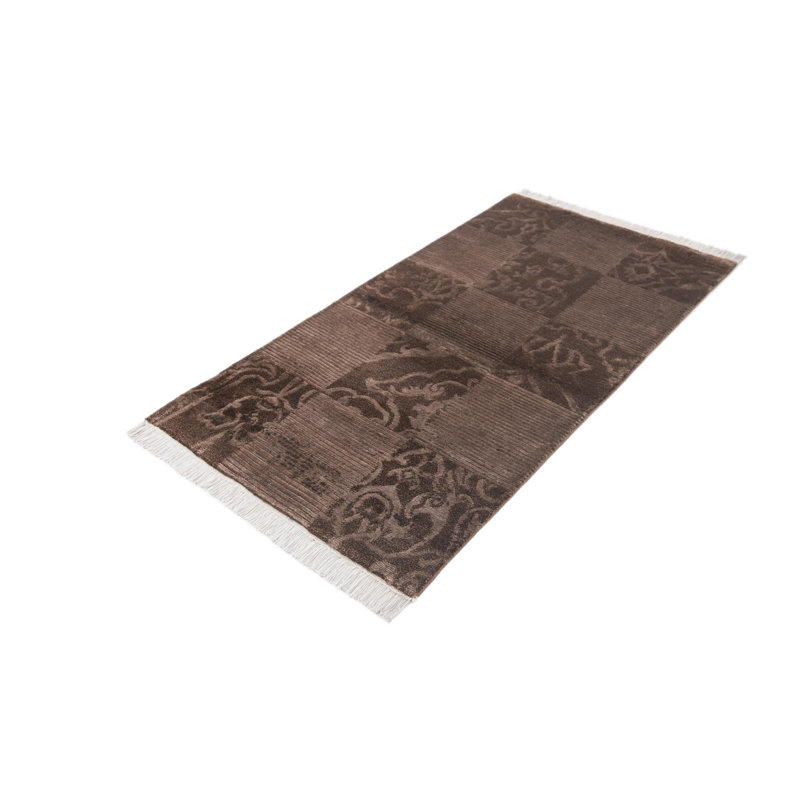 Tapis brun chocolat Outen