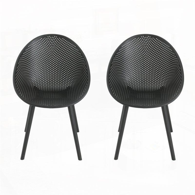 Chaise d'extérieur Papasan, Noir