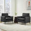 Ensemble de 2 fauteuils en similicuir 32 po (ensemble de 2)-852457652