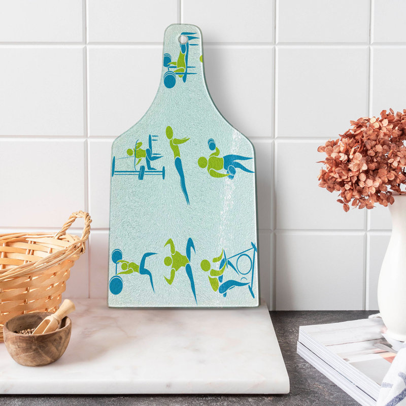 Planche à découper en verre trempé Ambesonne