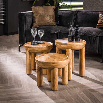 Hokah Solid Wood Coffee Table