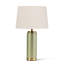 Cylinder 55cm Metal Ceramic look Table Lamp-47219205-47219206