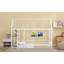 Structure de lit en métal avec bureau, tablettes, prises de courant et ports USB-1109734599-1109734598