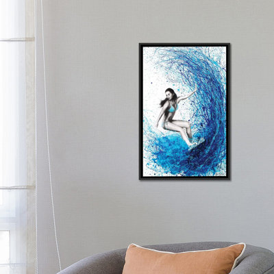 «Pensées et vagues», impression sur toile