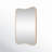 Bellona Aluminum Wavy Mirror