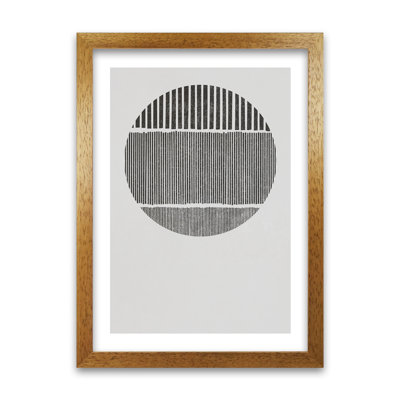 Mid Century Black And White - Print