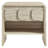 Toscana 1-Drawer Nightstand In Travertine